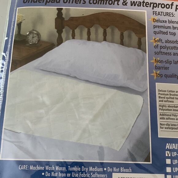 RMS Reusable Washable Underpad Bedding Protection Waterproof 18 in x 24 in - Picture 4 of 10